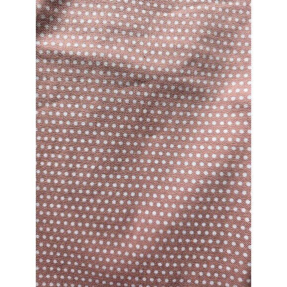 New York & Company Audrey Pant Slim Leg Ankle Size 12 Pink Polka Dot - Picture 3 of 5